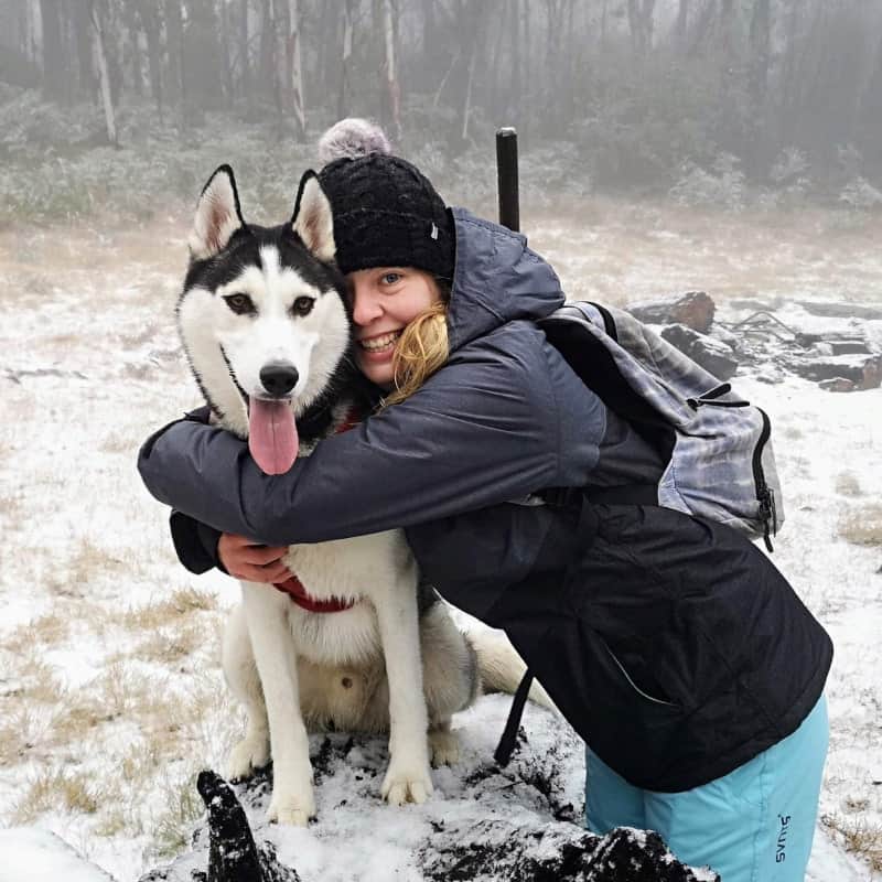 Dog walker Kate and Ben